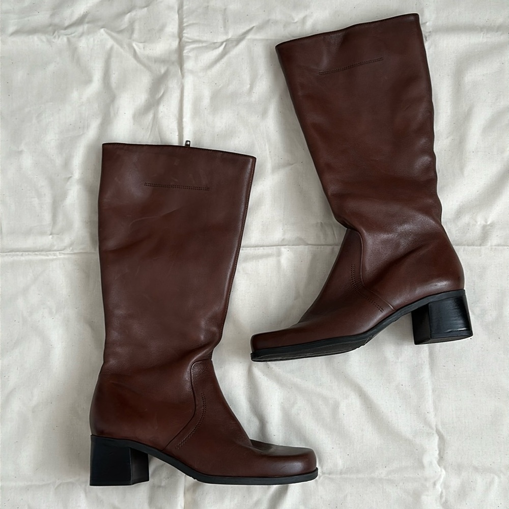 Brown Leather Boots